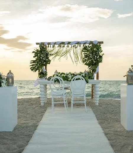 Celebración de boda en el Hotel Wayira Beach